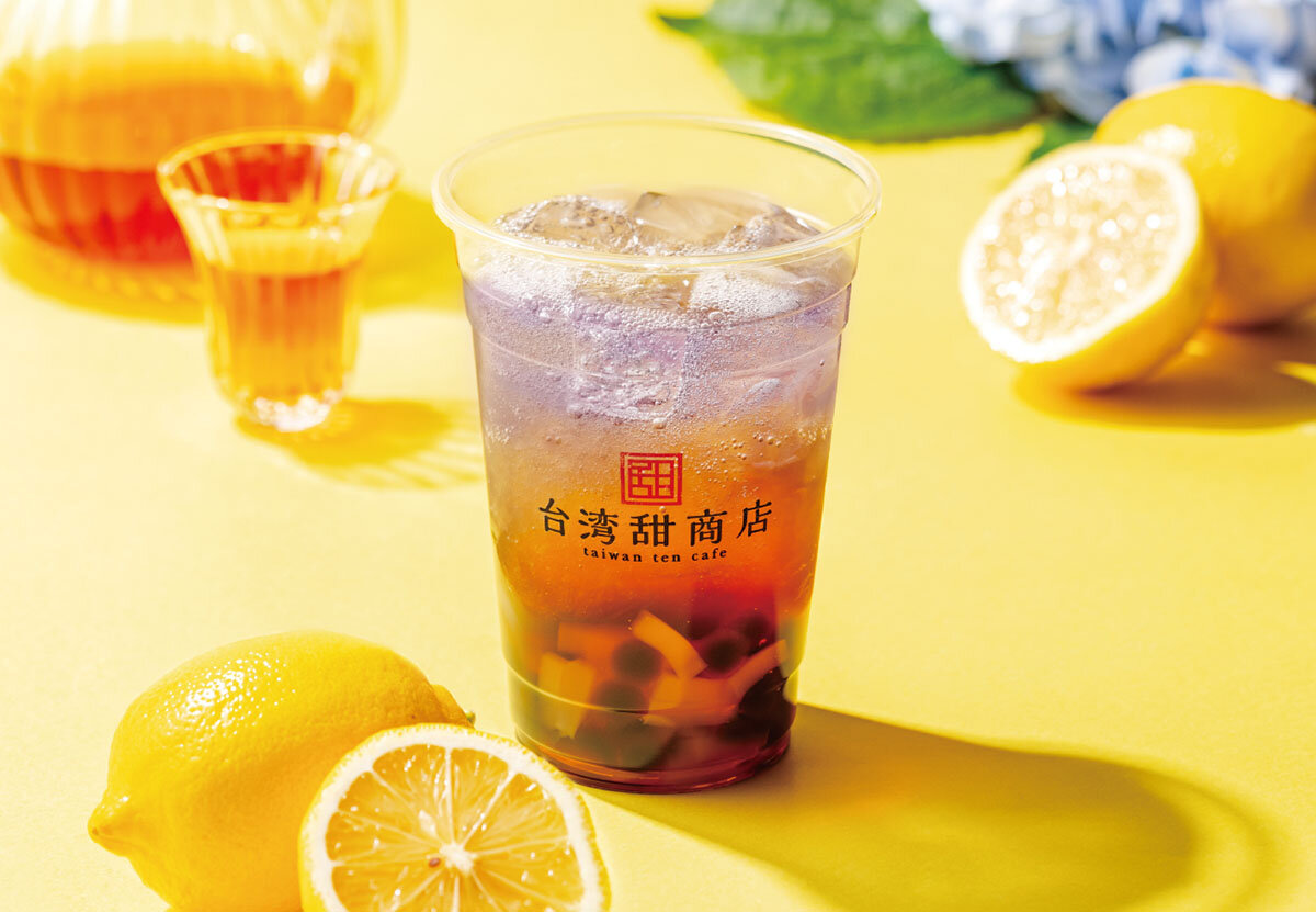 台湾甜商店「晴れやかレモンティーソーダ」色の変化も楽しい新ドリンク登場！
