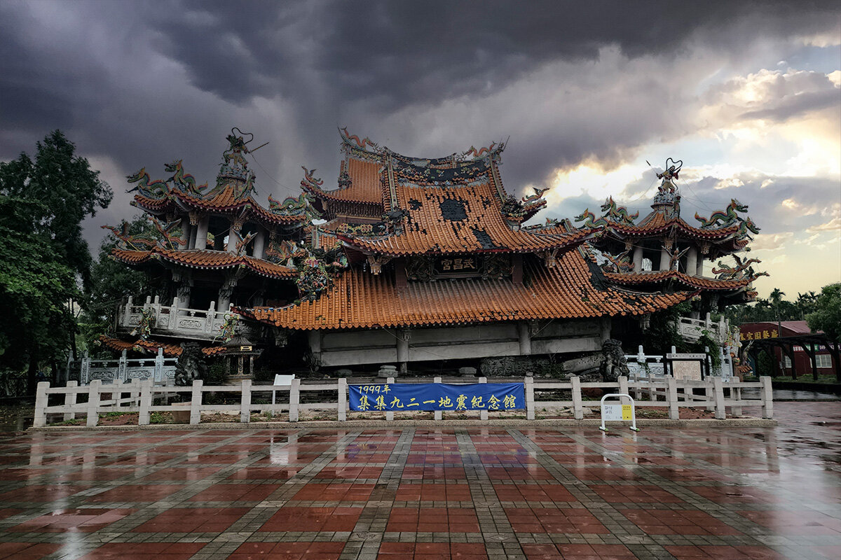 921大地震の恐ろしさを後世に伝える「集集武昌宮」