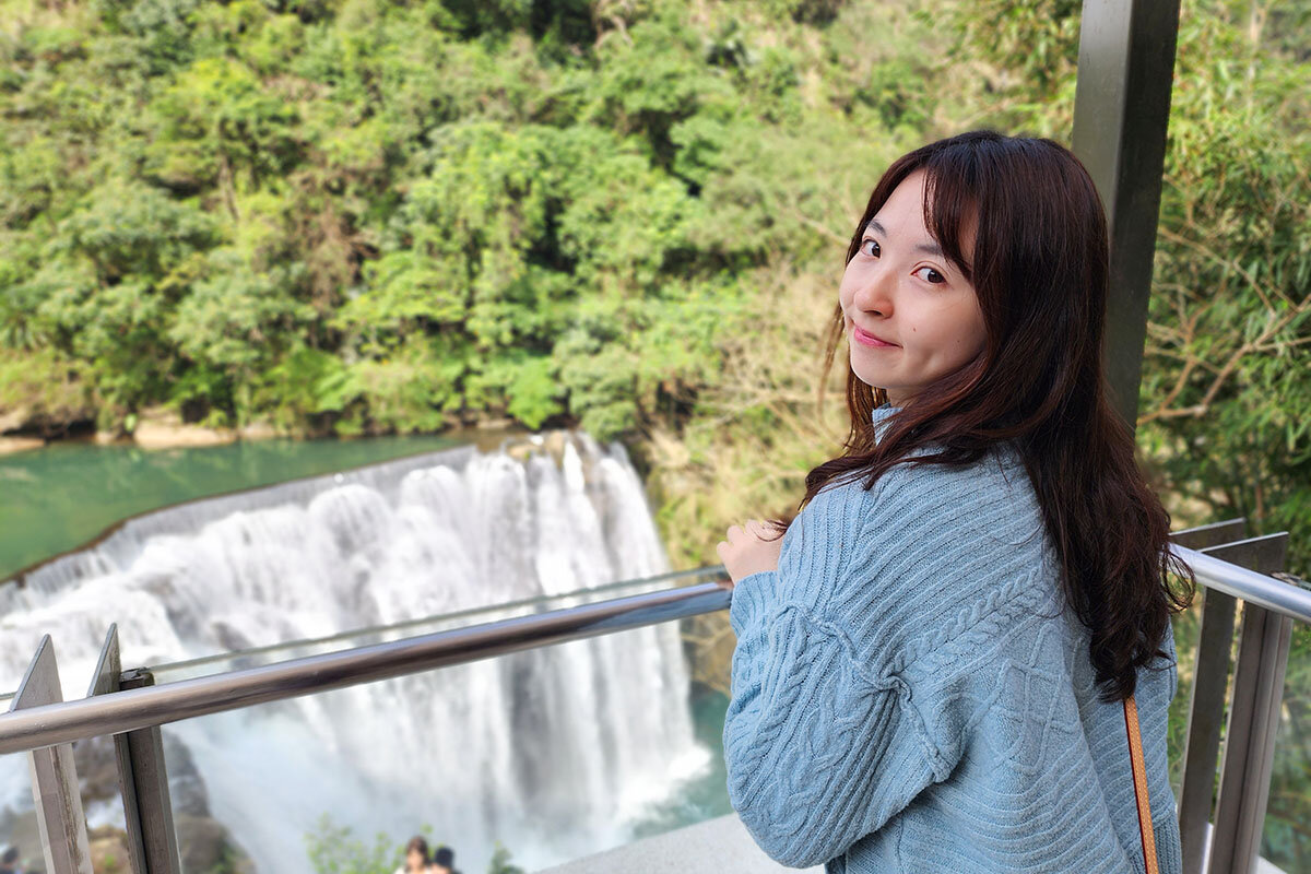 台湾のナイアガラとも称される「十分瀑布」